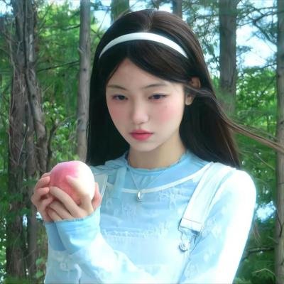 圆月迷离花